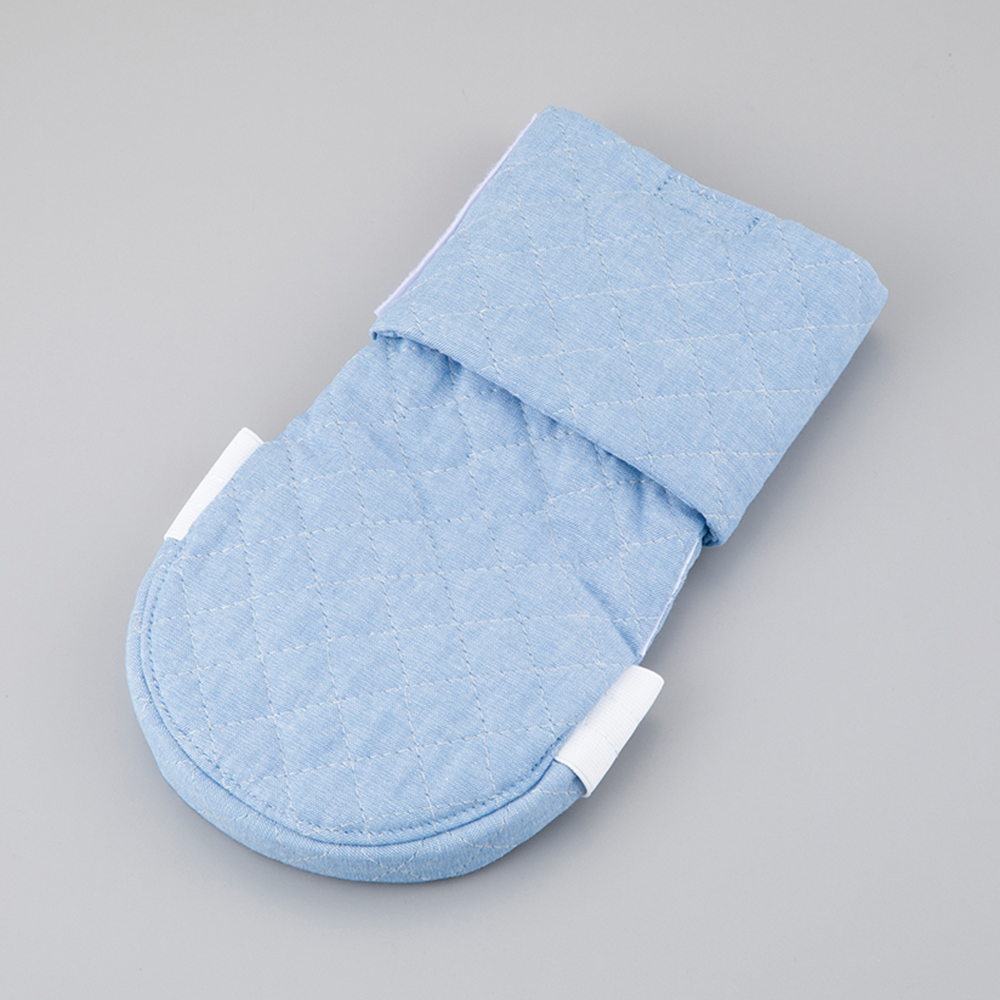 まもっ茶手（抜管防止ミトン）小児用 キルティング・ブルー画像