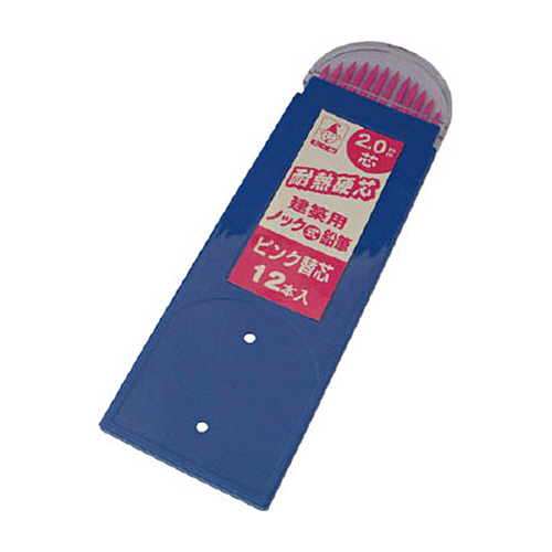 ﾉｯｸ式鉛筆替え芯 ﾋﾟﾝｸ 1ﾊﾟｯｸ(12本)画像