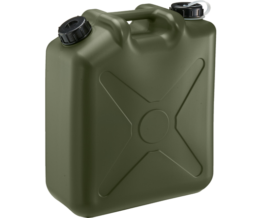 扁平缶 両口 20L ノズル無 モスグリーン画像