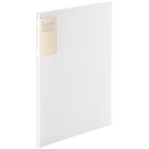 クリヤーブックキャリーオール固定背ポＡ４縦１０透明画像