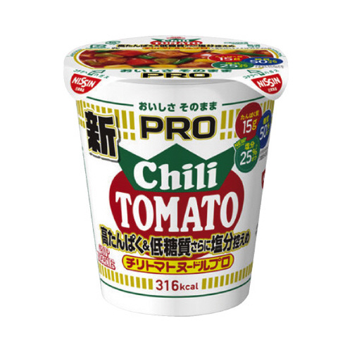 カップＰＲＯ高たんぱく＆低糖質塩分控えめチリトマト画像