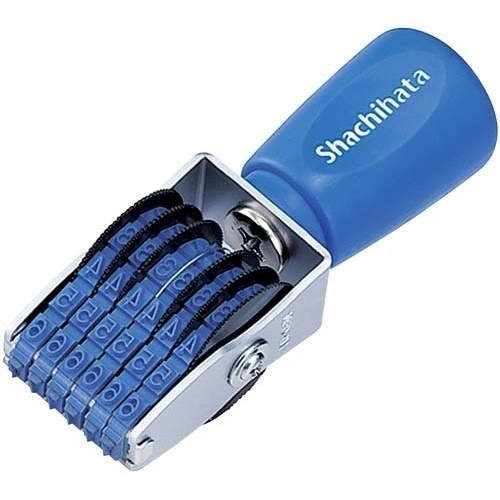 エルゴグリップ　回転ゴム印　６連３号　ゴシック体画像