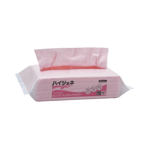 ハイジェネ　ハンディワイパー　ピンク　１６パック画像