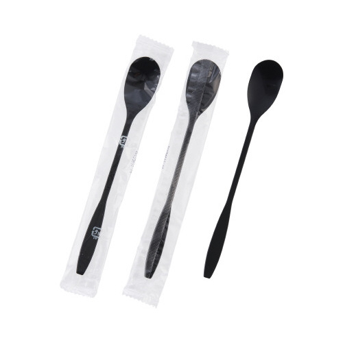 袋入りパフェスプーン１６０ｍｍブラック５００本入り