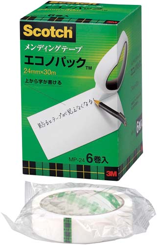 スコッチ　メンディングテープ２４ｍｍ×３０ｍ６巻画像