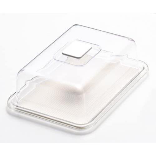 製菓・製パン用品 MT-1150 クリアラブリーハット 角ケーキ 中 ホワイト画像