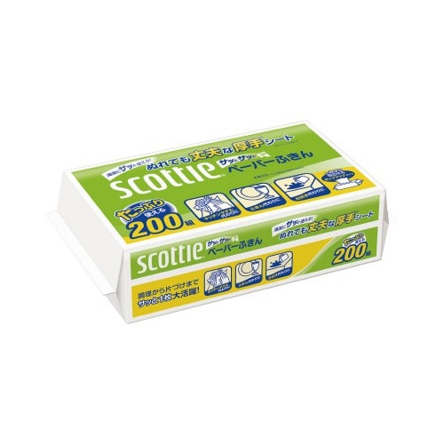 スコッティペーパーふきん　サッとサッと　３０パック画像
