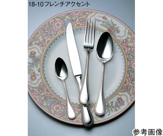 No.48400 18-10 フレンチアクセント 銀メッキ サラダフォーク