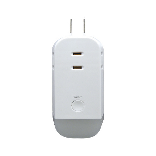 ライト付きコンセントタップ画像