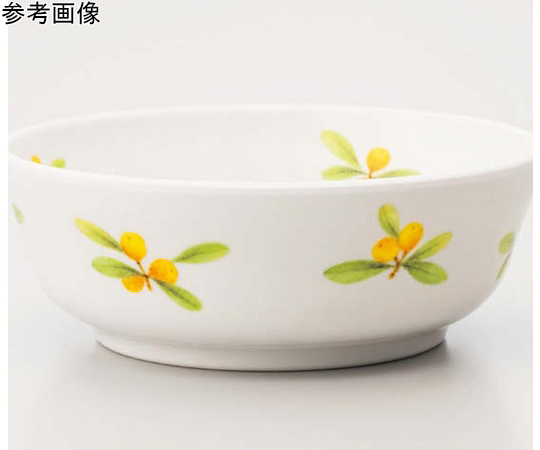 丸小鉢（蓋） 詩緒里 110×31mm 10個入 円形の陶器が整然と配置された状態、蓋付きで美しい模様が際立つ。