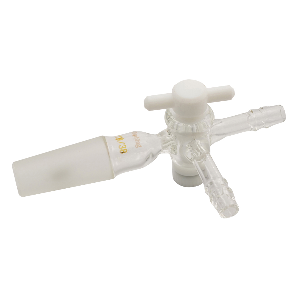 共通摺合付三方コックⅠ型　テフロンコック　TS19／38