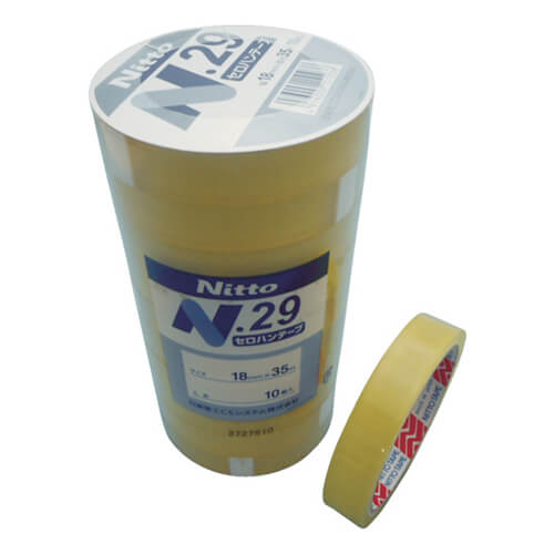 日東電工 セロハンテープNo.29（１０巻入） 18mm×35m NO2918画像