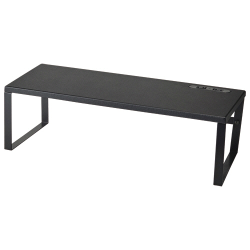 ｺﾝｾﾝﾄ付ﾓﾆﾀｰﾗｯｸ ﾊｲﾀｲﾌﾟ 幅560×高さ170mm ﾌﾞﾗｯｸ 1台画像