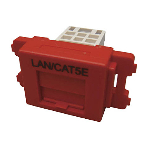 ｶﾃｺﾞﾘ5EJISﾌﾟﾚｰﾄ用ｼﾞｬｯｸｷｯﾄ 赤 1個画像