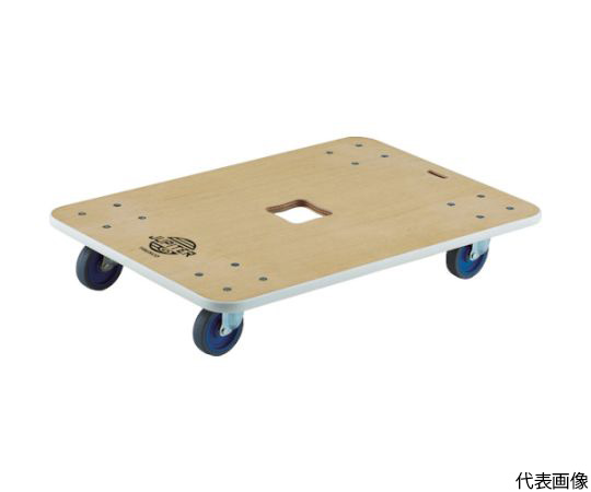 木製平台車　ジュピター　800X550　φ75　200kg