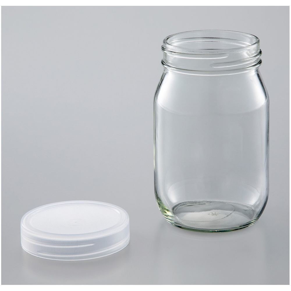 植物培養容器 ガラス容器+ベントなしフタ 12個入画像