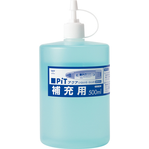 液体のり ｱｸｱﾋﾟｯﾄ 補充用 500mL 1個