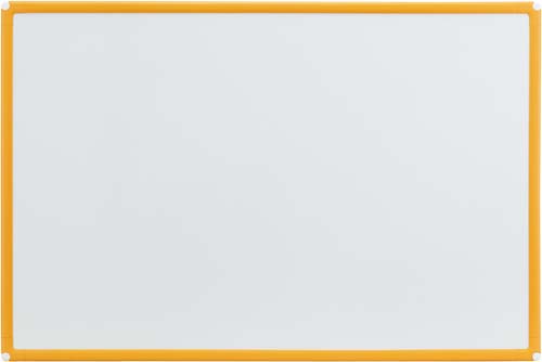 樹脂枠ホワイトボード　オレンジ枠６００×９００ｍｍ画像