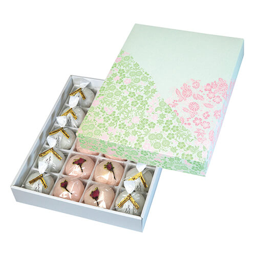 花柄２０ヶ入　トレー付画像