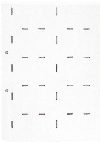 名刺ホルダー　Ａ４縦　横型台紙２０ポケット５０枚入画像