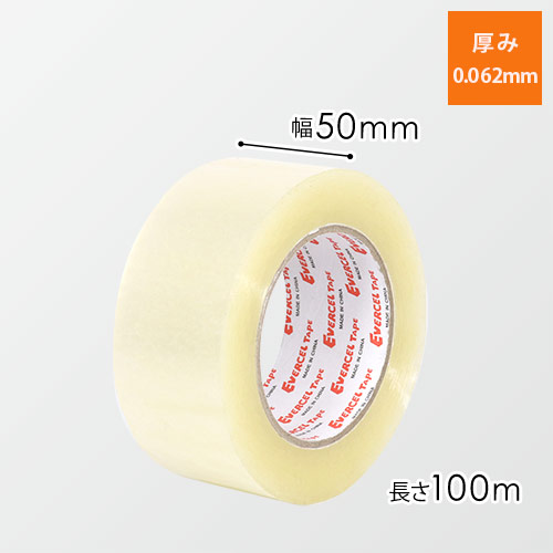積水 エバーセルＯＰＰテープ No.835NEV 透明 50mm×100m P40XT03画像