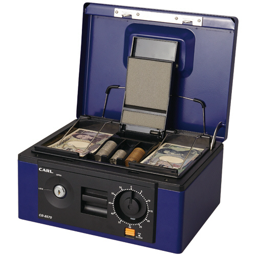 ｷｬｯｼｭﾎﾞｯｸｽ A5 W278×D218×H134mm ﾌﾞﾙｰ 1台