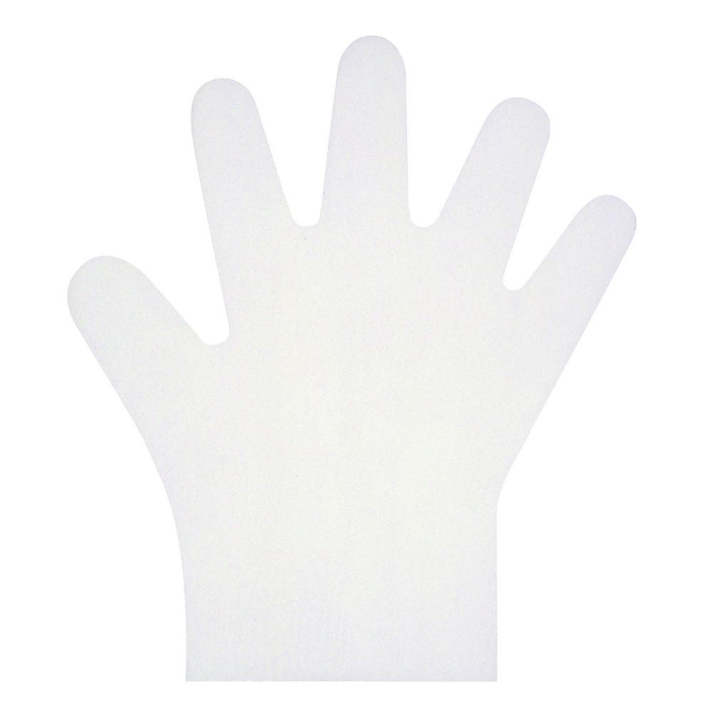 ポリエチレン手袋 100枚入 クリア L画像