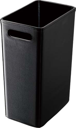 レザータッチくず入れ　角大画像