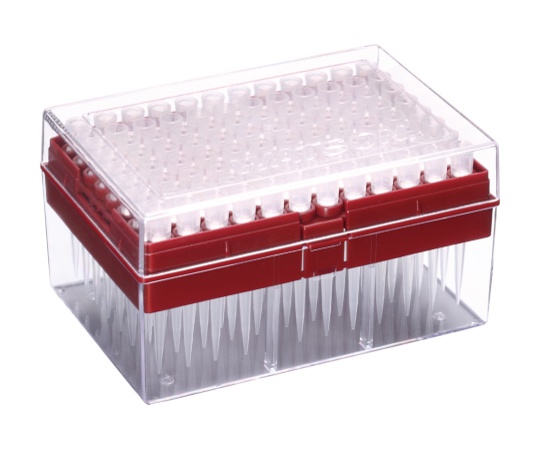 200μL ハイパーフィルターチップ システムラック 滅菌 1箱（96本×10ラック入）画像