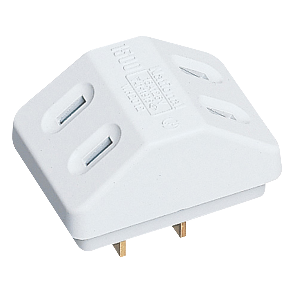 三角タップ　2個口画像