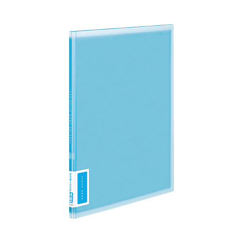 クリヤーブックコロレー固定式Ａ４ポケット青Ｘ３画像
