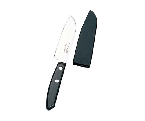 木サヤ付 フルーツナイフ 三徳型 ST-700 11cm