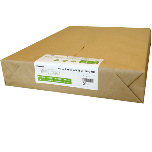 ﾎﾜｲﾄﾍﾟｰﾊﾟｰ A3 厚口 90kg 1冊(500枚)画像