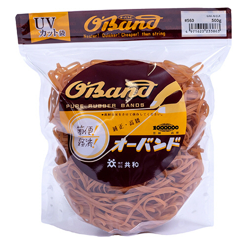 ｵｰﾊﾞﾝﾄﾞ #560 内径140mm 500g入 透明袋 1袋画像