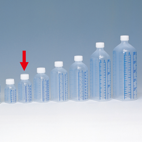 ﾌﾟﾘﾝﾄﾒﾓﾘ瓶 青目盛 60mL 1ｾｯﾄ(200本)画像