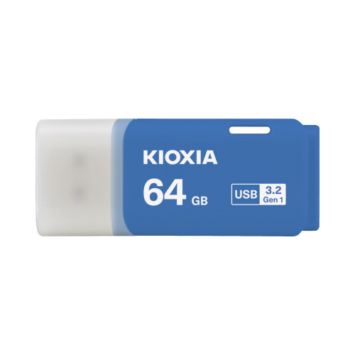 ＵＳＢキャップ式ブルー６４ＧＢ画像