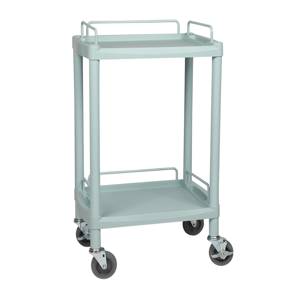 プラスチックワゴン2段　引出し無し　560×385×825mm画像