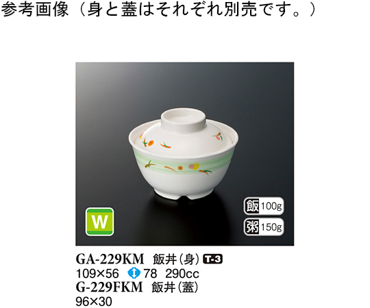 飯丼（身） こもれび 109×56mm 120個入