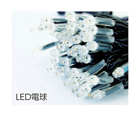 LEDイルミネーション ピンク色 柔らかなピンク色の光がぼんやりと点灯している状態
