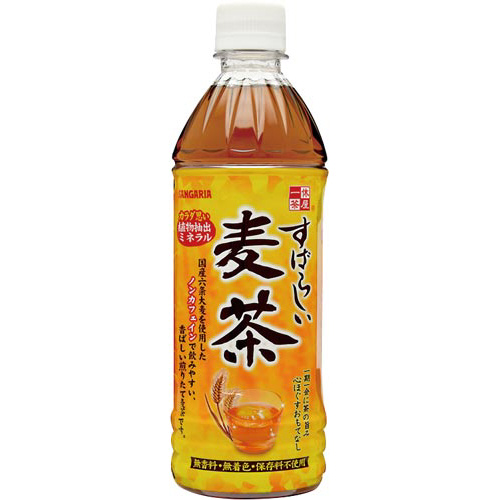 すばらしい麦茶　５００ｍｌ　２４本画像