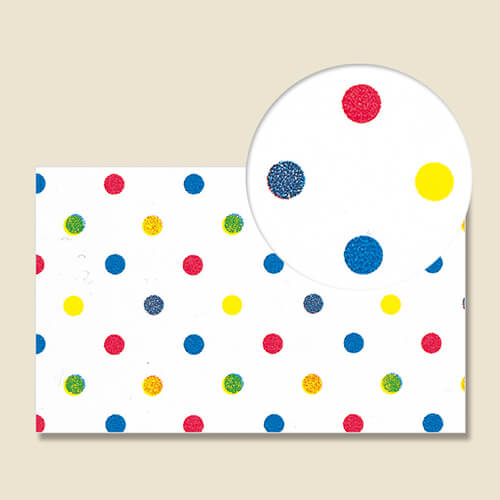 ギフトボックスのラッピングに！水玉模様の包装紙