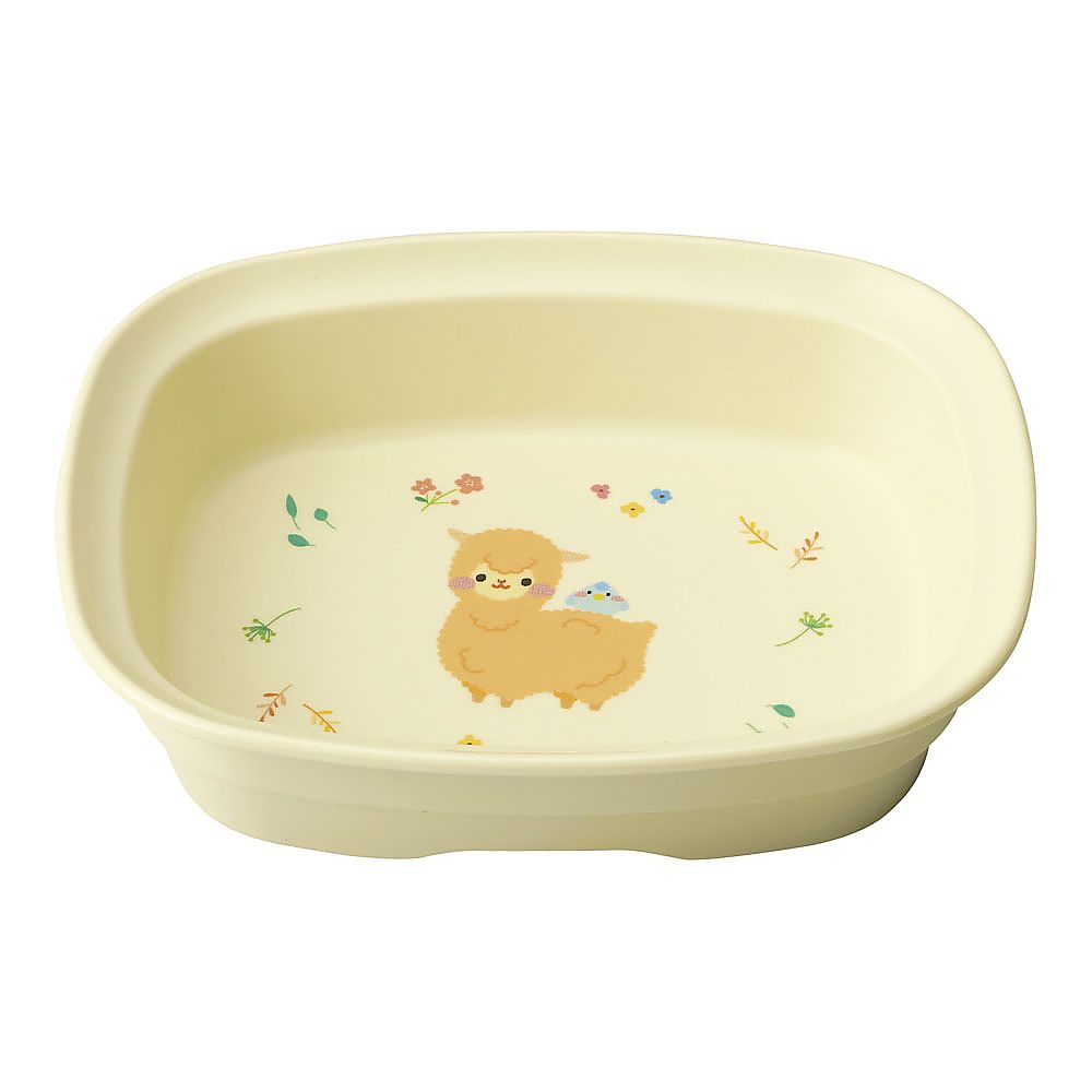 メラミン食器　アルパカーナ　イエロー　角小鉢画像
