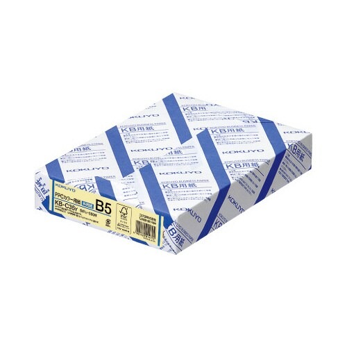 ＰＰＣカラー用紙共用紙６４ｇ　Ｂ５　５００枚黄画像