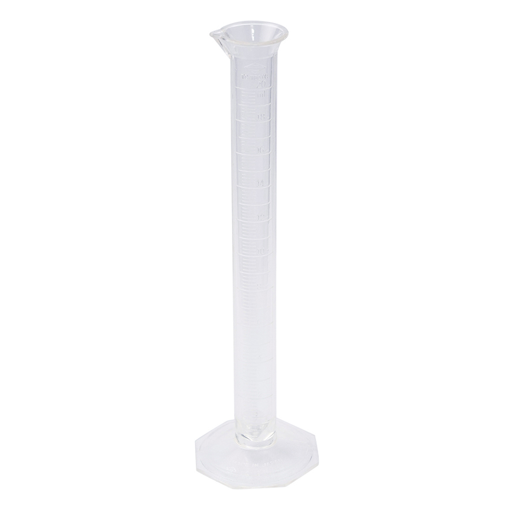 TPX(R)メスシリンダー　ポリメチルペンテン　20mL画像