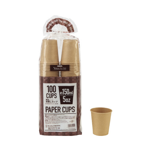 オール未晒しカップ１５０ｍｌ　１００個×３０画像