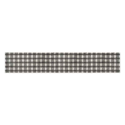 キッチンマット 45×252cm marleインテリアマット チェック アイボリー画像