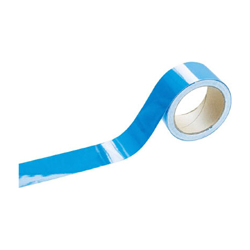 蛍光ﾗｲﾝﾃｰﾌﾟ 50mm×33m ﾌﾞﾙｰ 1巻画像