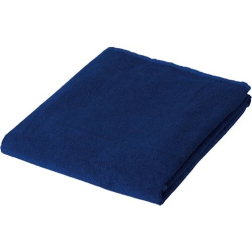 業務用スレン染め　ベッドサイズタオル　ネイビー５枚画像