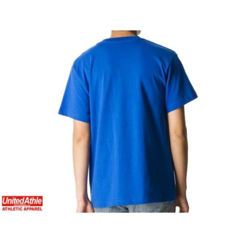 5001綿Tシャツ 4L ミントグリーン United Athle 柔らかなミントグリーンの生地が広がるフロントビュー