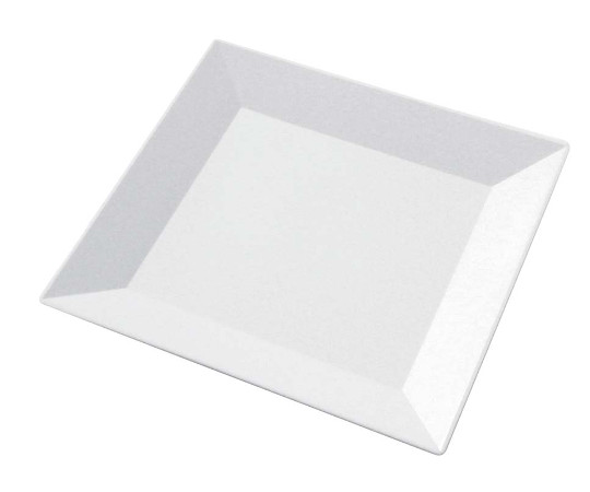 プラ容器　角皿　30（10枚入）白磁画像